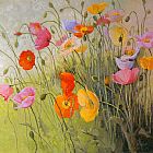 Shirley Novak Famous Paintings - Meadow Dance